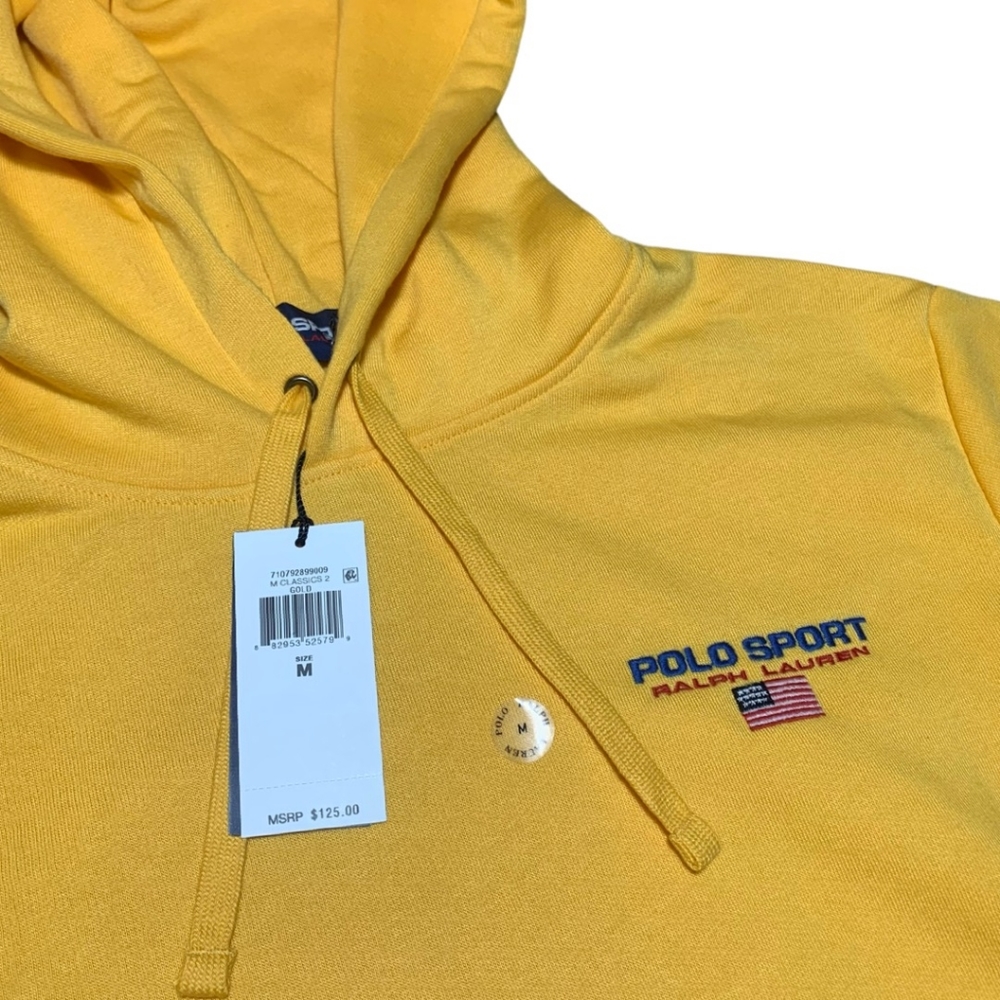 Polo Sport Ralph Lauren Yellow spellout Pullover - Picture 4 of 4
